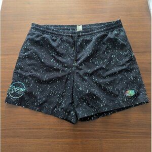 Slunks Board Shorts Mens Large Black Pulse Volleyball Team 2020 Lined Pre Owned